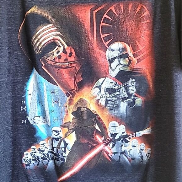 Star Wars Stormtrooper Sith Lord Short Sleeve  T-Shirt Sz Large - Picture 5 of 6